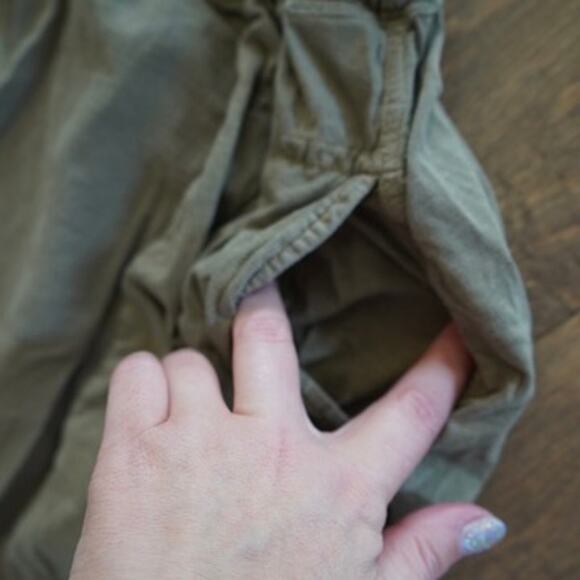 Plantation by Issey Miyake Paneled Pull On Midi Skirt Green Womens Size Medium - Picture 3 of 10